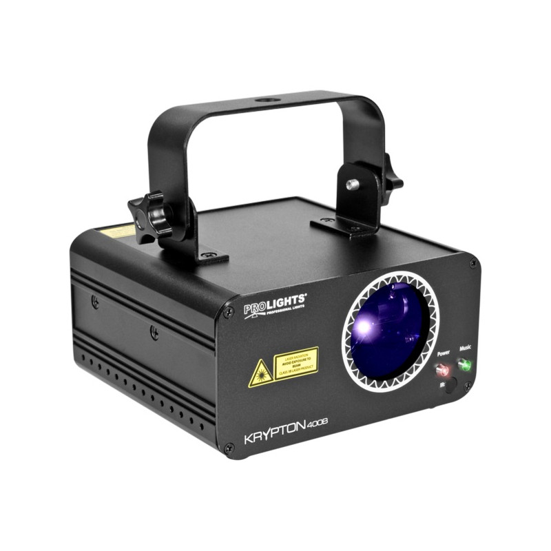 Piettore Laser Blu 400mw DMX