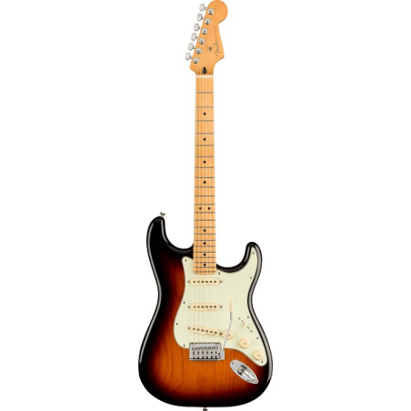 Player Plus Stratocaster®, Maple Fingerboard, 3-Color Sunburst