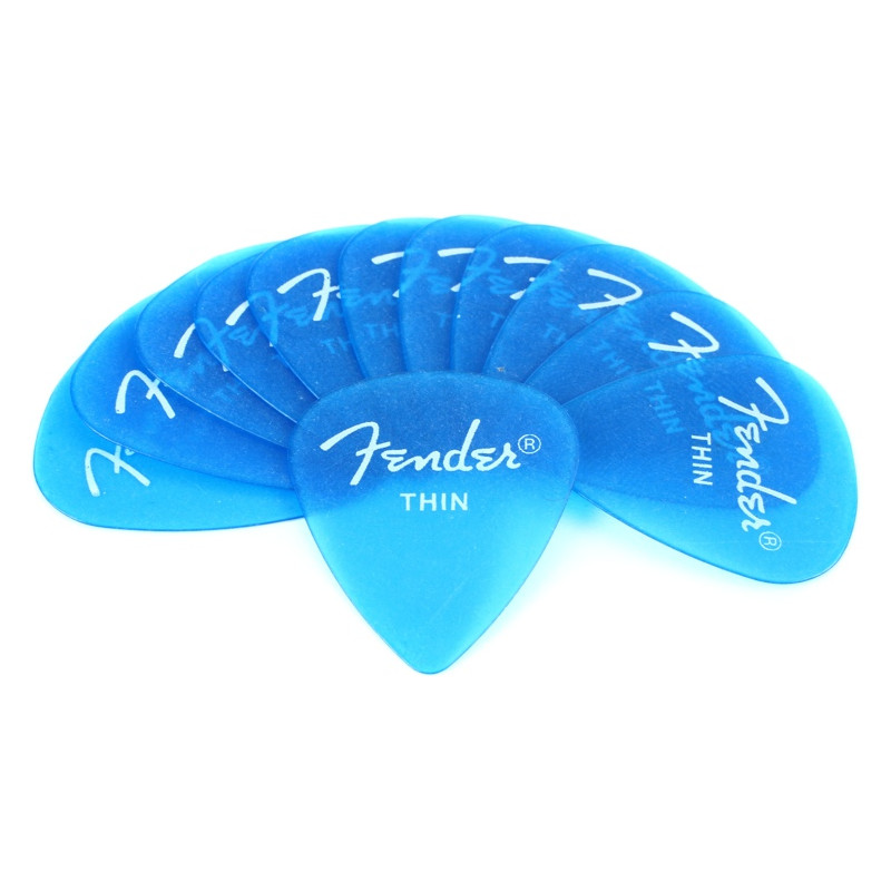 Plettri in confezione da 12pz 0981351702 PENNA 351 THIN Lack Placid Blue
