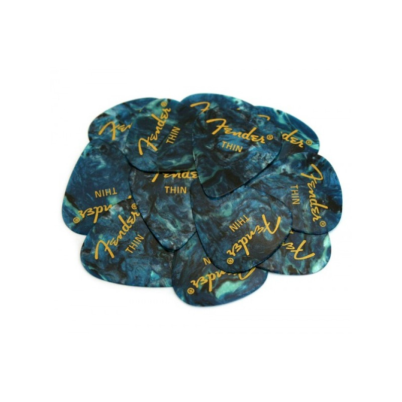 Plettri in confezione da 12pz PENNA 351 THIN OCEAN 0980351708
