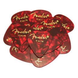 Plettri in confezione da 12pz PENNA 351 THIN RED MOTO 0980351709