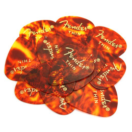 Plettri in confezione da 12pz PENNA 351 THIN TARTARUGATO 0980351700