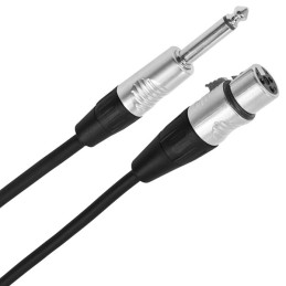 PLUGGER Female XLR 3p - male mono jack cable, 10 m