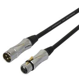 PT450FM Cavo Microfonico  Professionale XLR 3P.FEMM./XLR 3P.MASCHIO MT. 4,50
