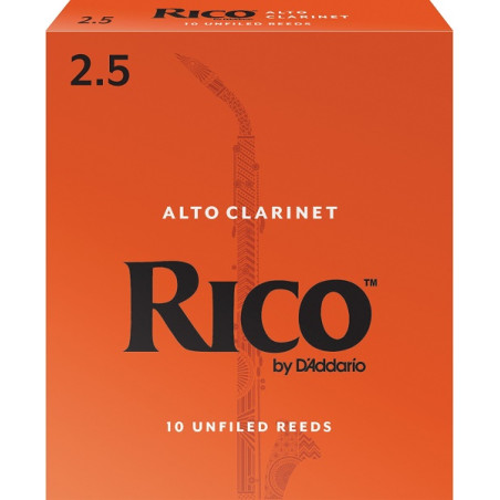 RICO CLARINETTO ALTO TENSIONE 2.5 (BOX DA 10)