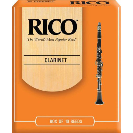 RICO CLARINETTO SIB TENSIONE 2,5 (BOX DA 10)