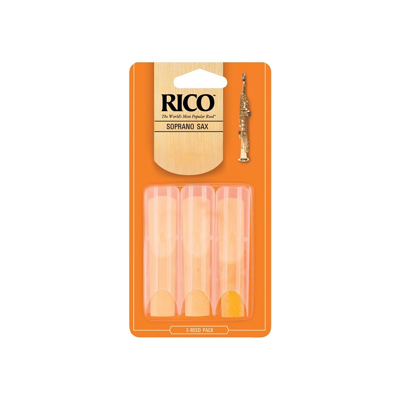 Rico ® Sax Soprano - tensione 2,5 - (conf. da 3)