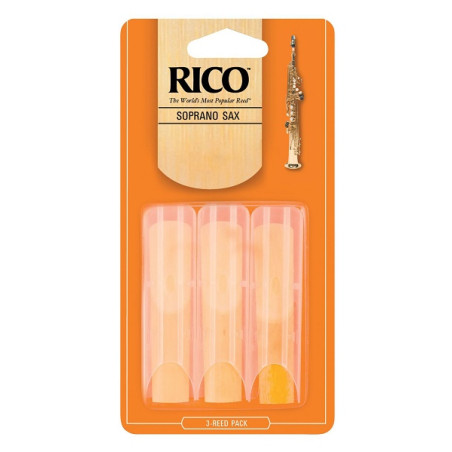Rico ® Sax Soprano - tensione 2,5 - (conf. da 3)