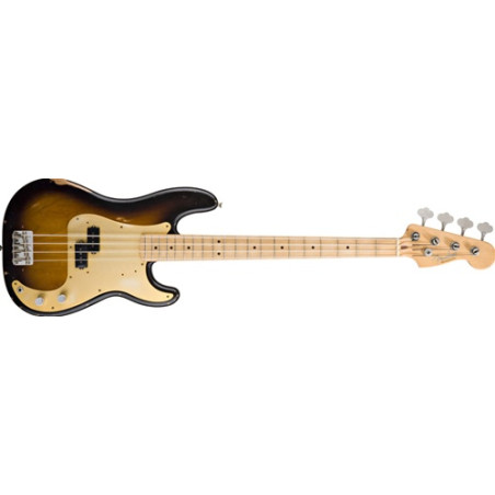 Road Worn® ‘50s Precision Bass® Maple Fingerboard, 2-ColorSunburst