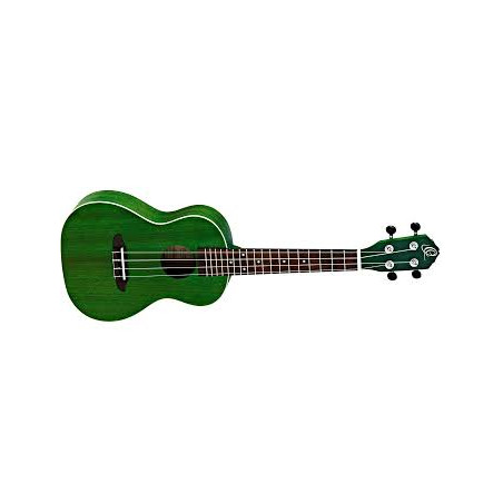 RUFOREST UKULELE CONCERT OKOUME VERDE TRASPARENTE
