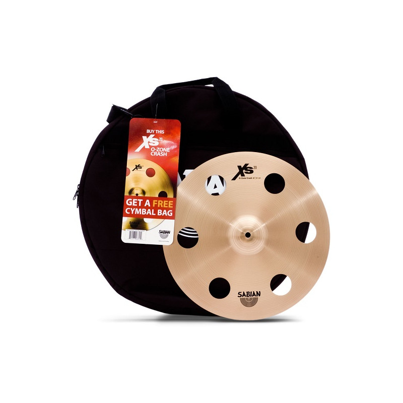 SABIAN PIATTO C/CUSTODIA XS20 XS1600P O-ZONE CRASH 16