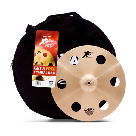 SABIAN PIATTO C/CUSTODIA XS20 XS1600P O-ZONE CRASH 16