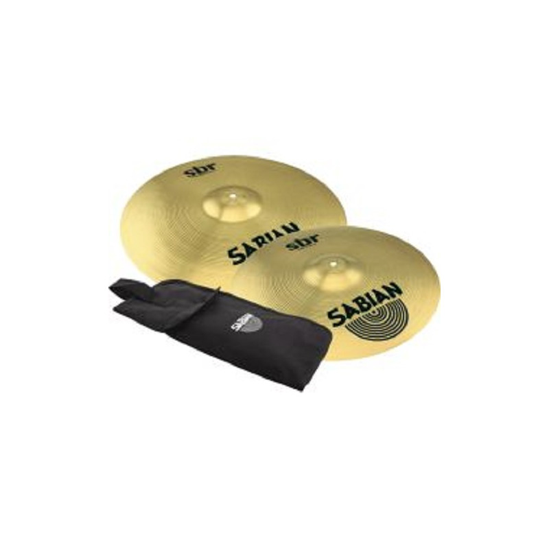 SABIAN SBR BUNDLE 16 E 18 CRASH VALUE con custodia