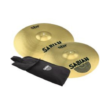 SABIAN SBR BUNDLE 16 E 18 CRASH VALUE con custodia
