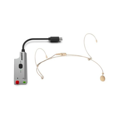 SAMSON DEU1 - BUNDLE MICROFONO HEADSET E ADATTATORE AUDIO USB