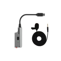 SAMSON LMU1 - BUNDLE MICROFONO LAVALIER BROADCAST E ADATTATORE AUDIO USB