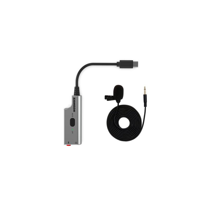 SAMSON LMU1 - BUNDLE MICROFONO LAVALIER BROADCAST E ADATTATORE AUDIO USB