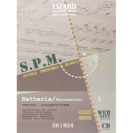 Scuola primaria di musica:Batteria/Percussioni volume 1