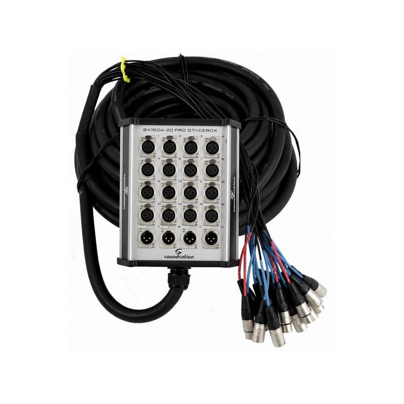 SGBX20-1604 SISTEMA AUDIO 16 INGRESSI 4 USCITE 20MT