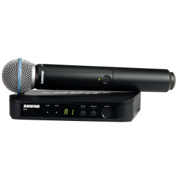 SHURE BLX24E / BETA58 SISTEMA PALMARE WIRELESS SUPERCARDIOIDE PER VOCE
