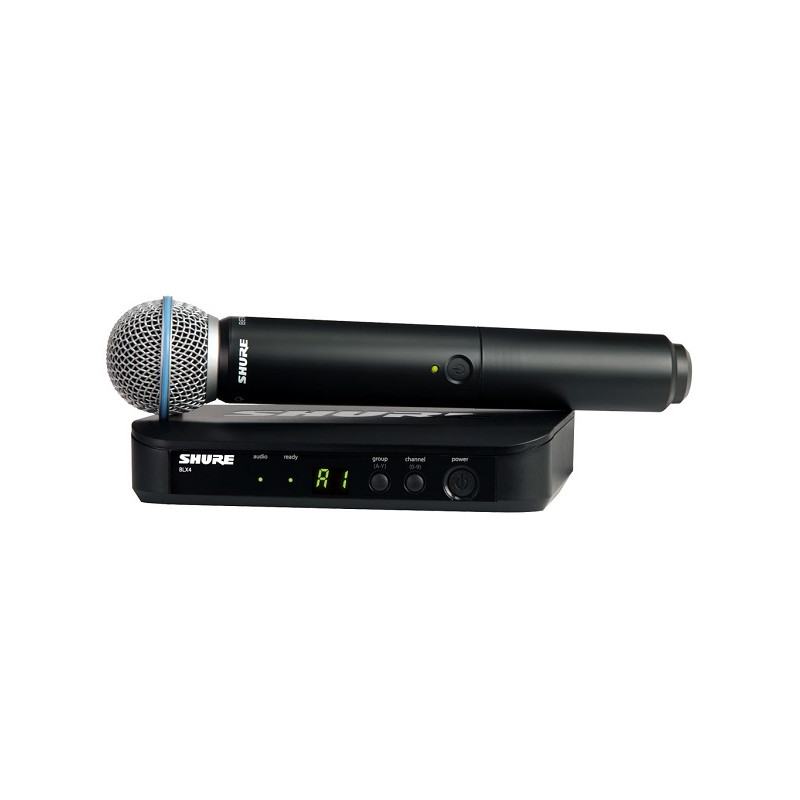 SHURE BLX24E / BETA58 SISTEMA PALMARE WIRELESS SUPERCARDIOIDE PER VOCE