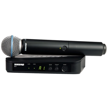 SHURE BLX24E / BETA58 SISTEMA PALMARE WIRELESS SUPERCARDIOIDE PER VOCE