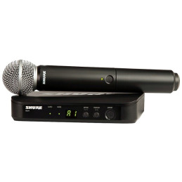 SHURE BLX24E / SM58 SISTEMA PALMARE WIRELESS CARDIOIDE PER VOCE