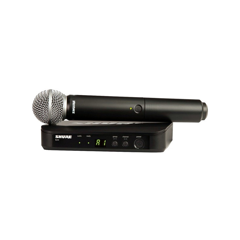 SHURE BLX24E / SM58 SISTEMA PALMARE WIRELESS CARDIOIDE PER VOCE