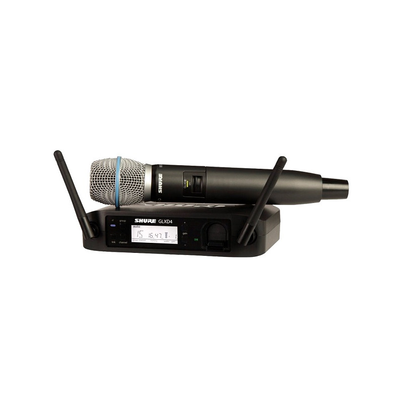 SHURE GLXD24E/Beta87 SISTEMA PALMARE DIGITALE WIRELESS PER VOCE