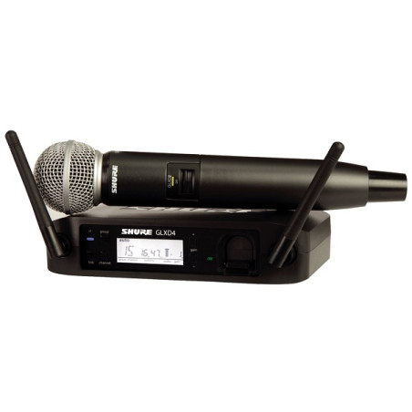 SHURE GLXD24E/SM58 SISTEMA PALMARE DIGITALE WIRELESS PER VOCE