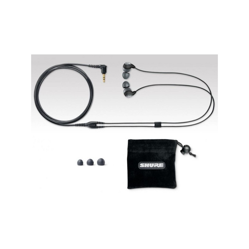 SHURE SE112 AURICOLARE IMP.16 OHM, SENS.105 DB/MW.GRIGIO