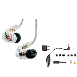 SHURE SE535 CL AURICOLARI AD ISOLAMENTO ACUSTICO TRASPARENTI