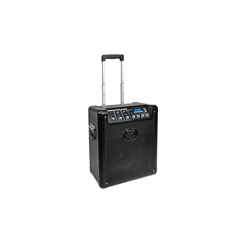 sistema PA portatile, carrello retrattile, 22W, altoparlante 8, driver 1, batteria ricaricabile co