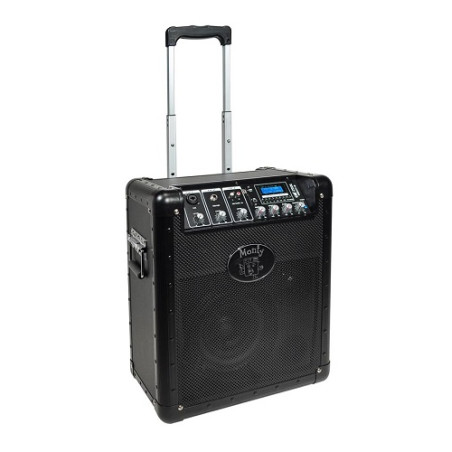 sistema PA portatile, carrello retrattile, 22W, altoparlante 8, driver 1, batteria ricaricabile co