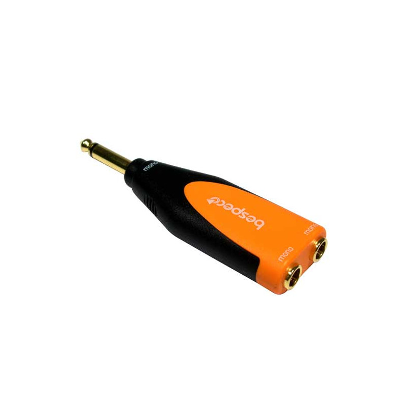 SLAD175 AD.SILOS. DA SPINA JACK 6,3MM MON A 2 PRESE JACK 6