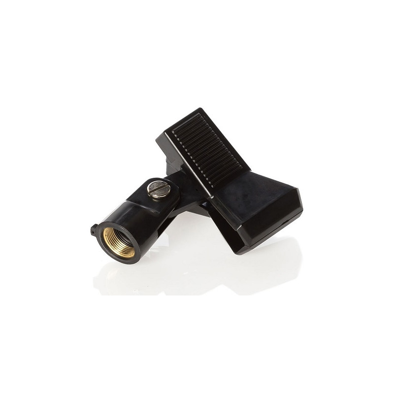 SMP SUPPORTO MICROF. PINZA NYLON NERO