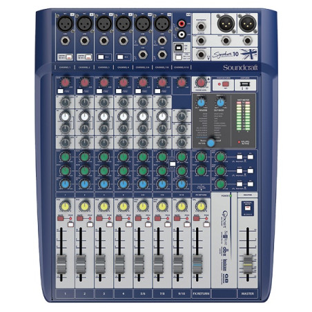 Soundcraft Signature 10 MIXER 10 INGRESSI, EFX, I/O USB 2 IN / 2OUT