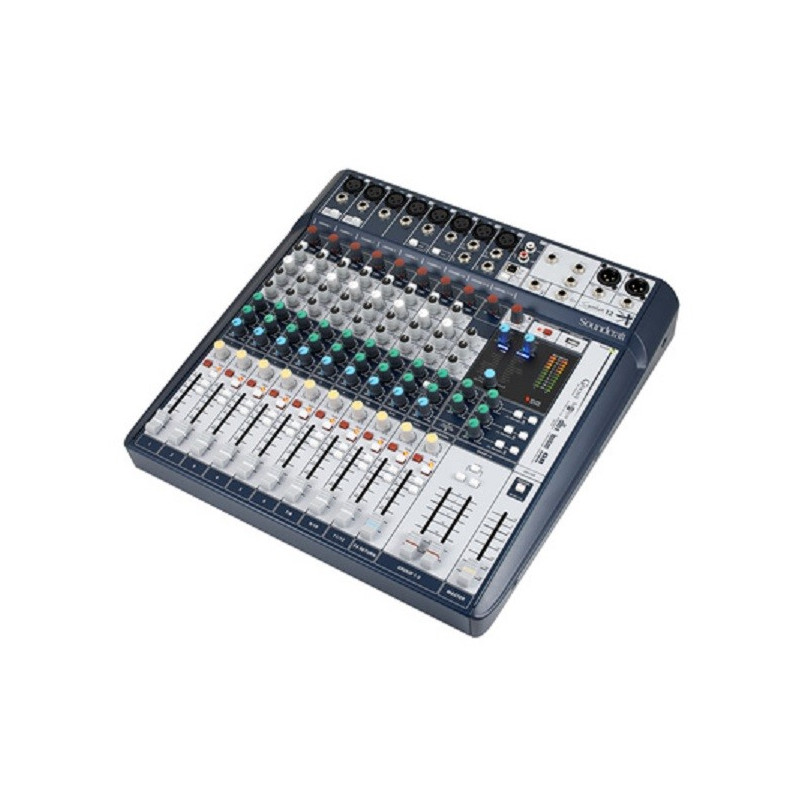SOUNDCRAFT SIGNATURE 12 MIXER12 INGRESSI, EFX, I/O USB 2 IN