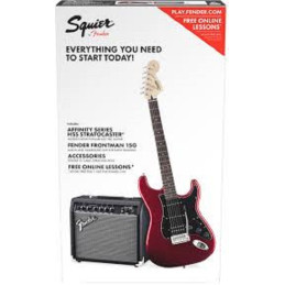 SQUIER AFFINITY SERIES™ STRATOCASTER® HSS CANDI APPLE RED PACK