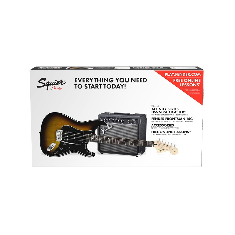 SQUIER AFFINITY SERIES™ STRATOCASTER® HSS PACK BSB