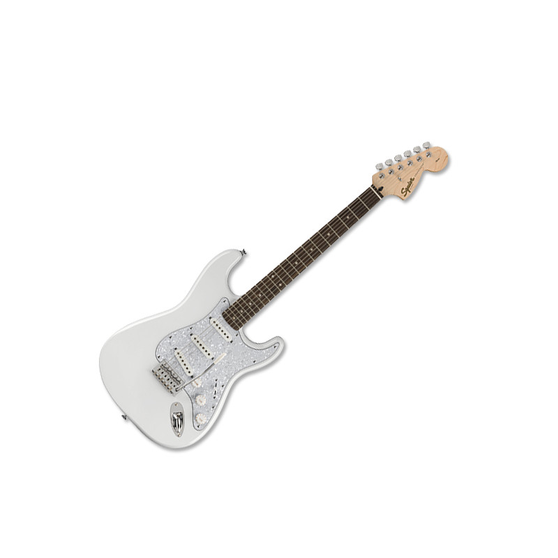 Squier FSR Affinity Stratocaster Laurel Fingerboard White Pearloid Pickguard Arctic White