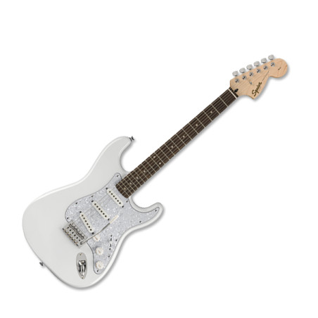 Squier FSR Affinity Stratocaster Laurel Fingerboard White Pearloid Pickguard Arctic White