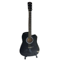 SQUIER SA-105CE USATA DREADNOUGHT Black
