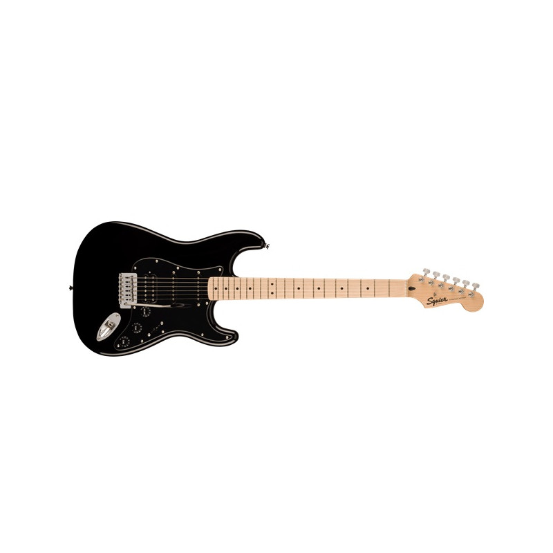 Squier Sonic Stratocaster HSS, Maple Fingerboard, White Pickguard, Tahitian Coral