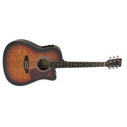 Stratos AG-60C4EQ-TBS chitarra acustica dreadnought