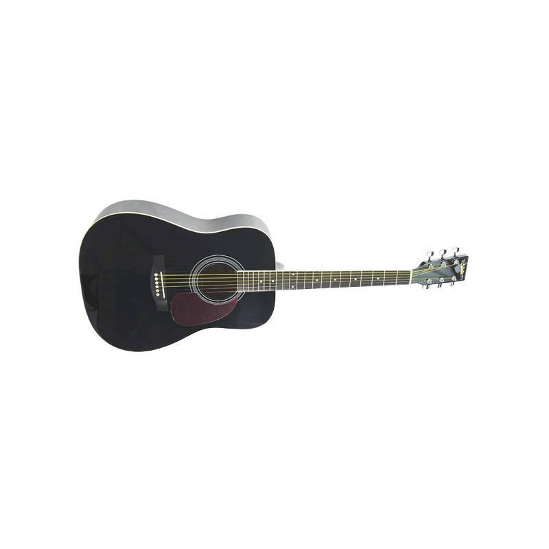 Stratos chitarra acustica dreadnought Black