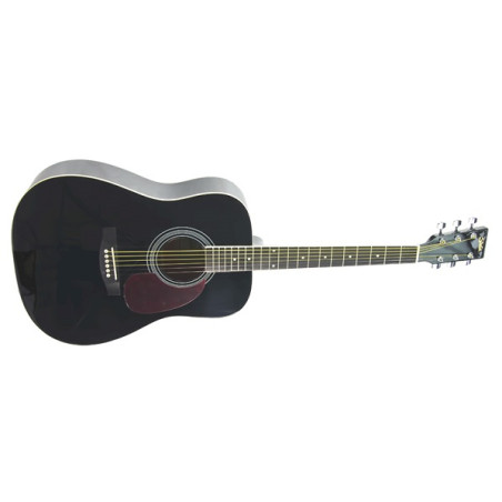 Stratos chitarra acustica dreadnought Black