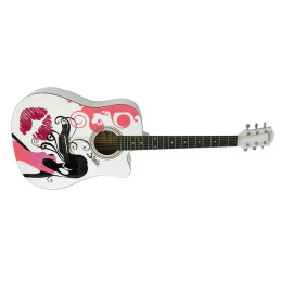 STRATOS DISEGNO CHITARRA ACUSTICA CON TAVOLA DESIGNER