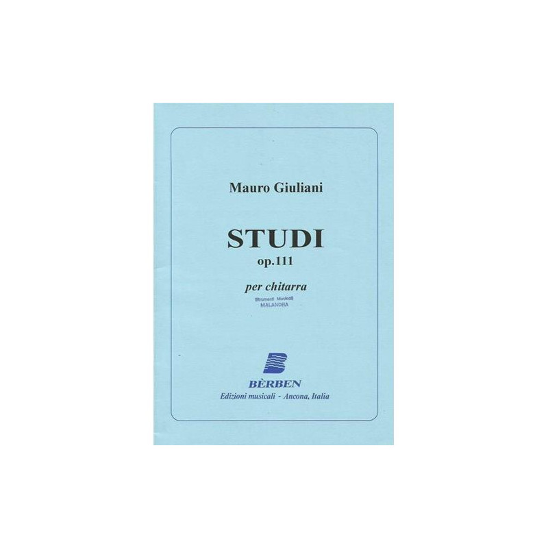 Studi Op 111 Di Mauro Giuliani