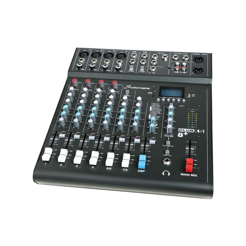 STUDIO MASTER CLUB XS8 MIX.4 MIC 2 ST.USB.MP3